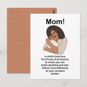 Mamma Mamma Mor Citat Födelsedag Vykort