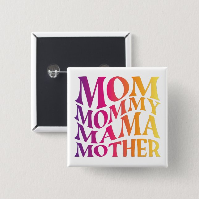 mamma mamma mor knapp (Framsida & baksida)