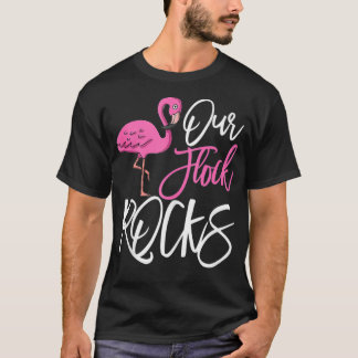 Mamma Mamma Mors dag Rosa Flamingo Vår Flock Ro T Shirt