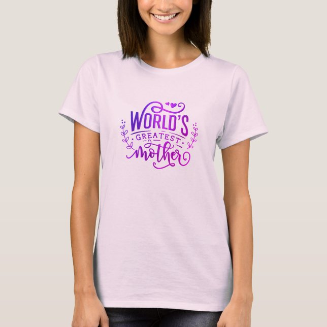 MAMMA Mamma Mors dag T Shirt (Framsida)