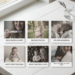 Mamma Mamma   Personlig bild för första mors dag Magnet