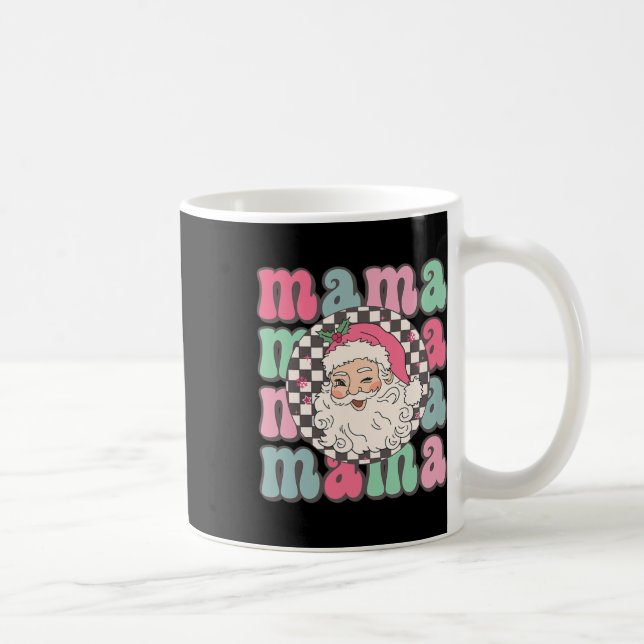 Mamma (mamma) Retro jul  Kaffemugg (Höger)