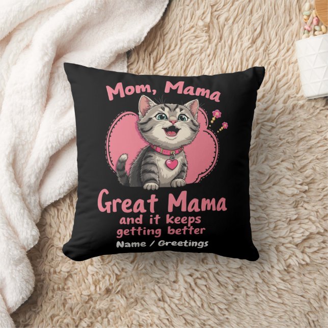 Mamma, Mamma, Underbar Mamma Anpassningsbar Kudde (Filt)