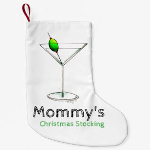 Mamma Martini Olive Glass Cocktail Mixed Drink Liten Julstrumpa