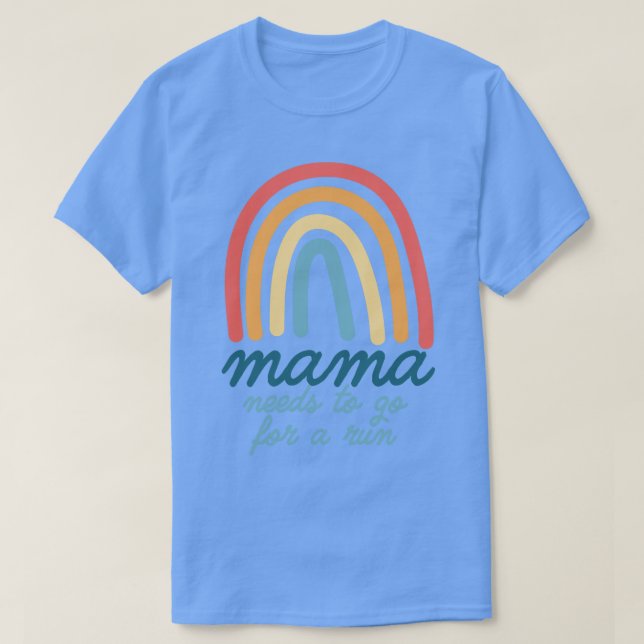 Mamma måste söka efter en Springa-bohemisk regnbåg T Shirt (Design framsida)
