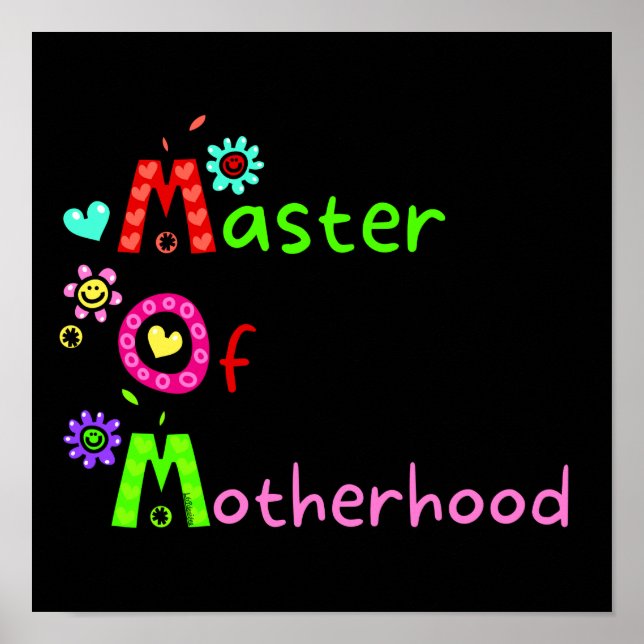 MAMMA MASTER AV MODERSKAP, LUNGA mors dag Poster (Framsidan)