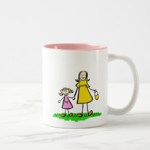 Mamma & Me Blond Little Girl Mugg