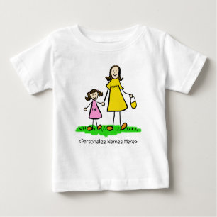 Mamma & Me - Mor och dotter Brunette Shirt T Shirt