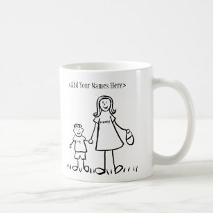 Mamma & Me Mugg (Anpassa Namn)