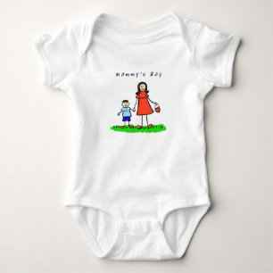 Mamma & Me T-Shirt (Brunette utan titel)