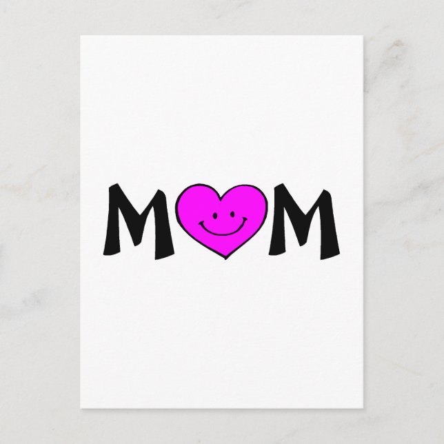 Mamma med Ansikte Vykort (Framsida)