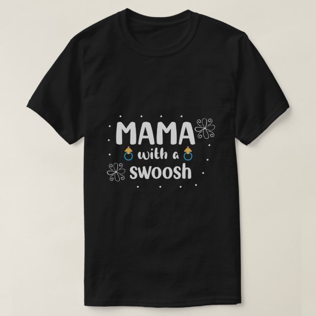 Mamma med en Swoosh T Shirt (Design framsida)
