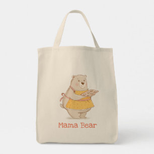 Mamma med kakor tygkasse