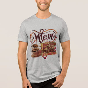 Mamma - med Kärlek i drift, med kaffe T-Shirt som
