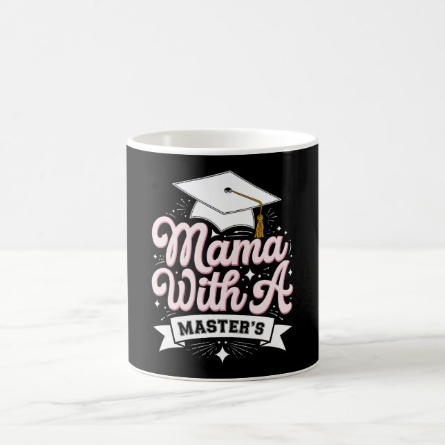 Mamma med magisterexamen examen mamma kaffemugg (Center)