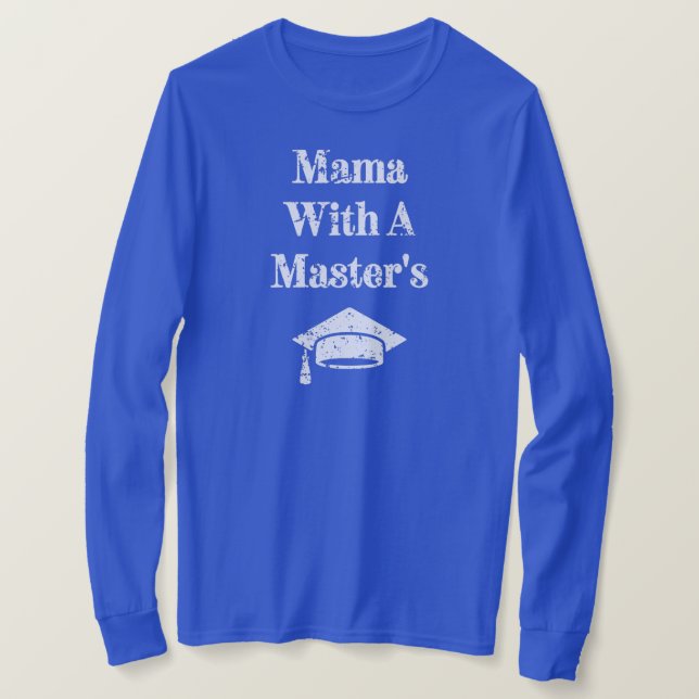 Mamma med magisterexamen funny t shirt (Design framsida)