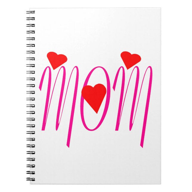 Mamma med röda örter anteckningsbok (Framsidan)