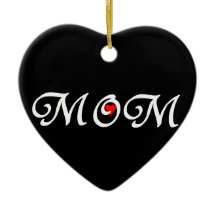 Mamma med rött hjärta