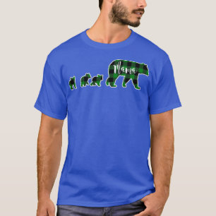 Mamma med tre svarta Gröntar med 3 Unge Buffalo Ch T Shirt