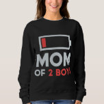 Mamma med två Boys Gift från Son Mors dag Birthday T Shirt<br><div class="desc">Mamma 2 Boys Gift från Son Mors dag Birthday Women</div>