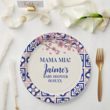 Mamma Mia Baby Shower Körsbärsblommor