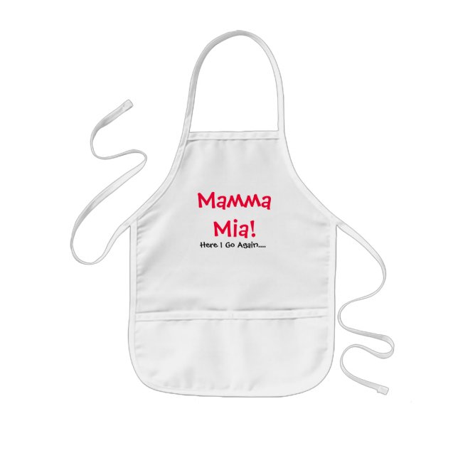Mamma Mia! Barnförkläde (Framsidan)