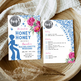 Mamma mia Dancing Queen Bachelorette Itinerary Inbjudningar