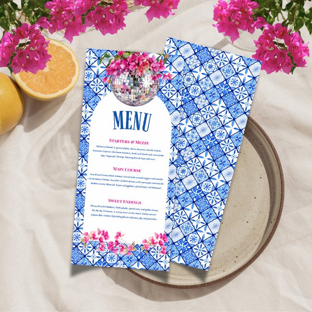 Mamma Mia Dinner Menu Meny (Mamma Mia Dinner Menu)