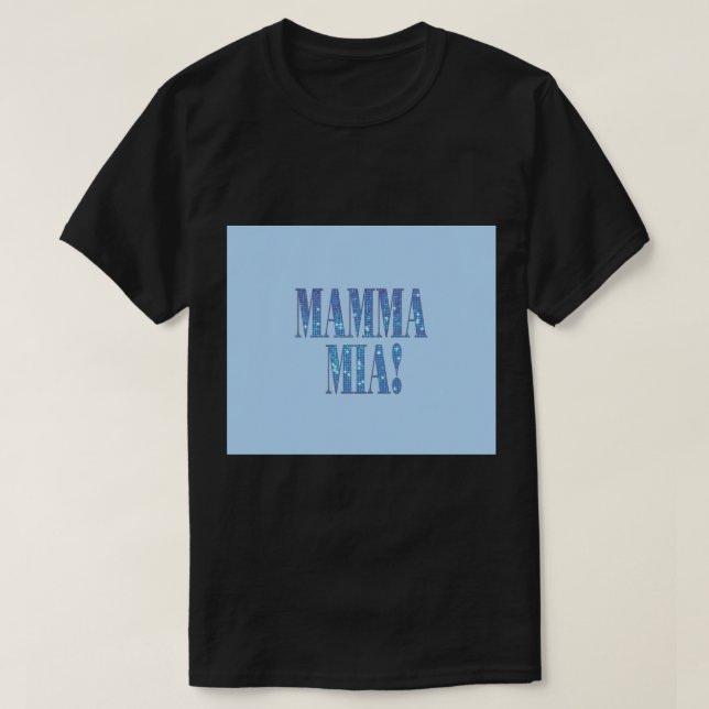 Mamma Mia-disco-Throw Blanket T Shirt (Design framsida)