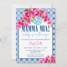 Mamma Mia Hon skaffar barn Baby Shower