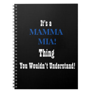 Mamma Mia! Journal Anteckningsbok