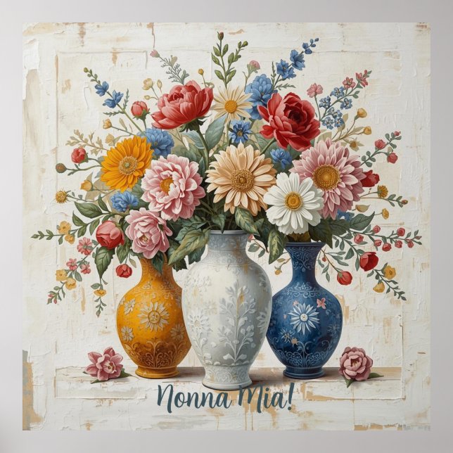 Mamma Mia! - Nonna Mia!  Poster (Framsidan)