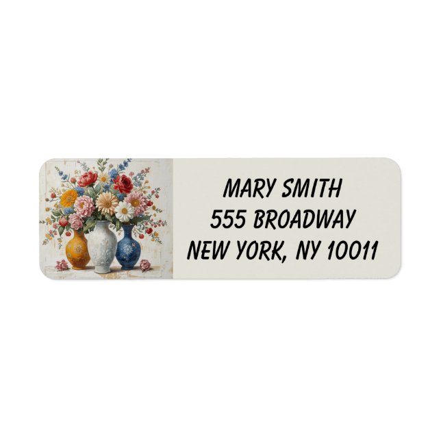 Mamma Mia! - Nonna Mia!  Returadress Etikett (Framsidan)