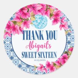 Mamma Mia! Sweet 16 Tack Runt Klistermärke