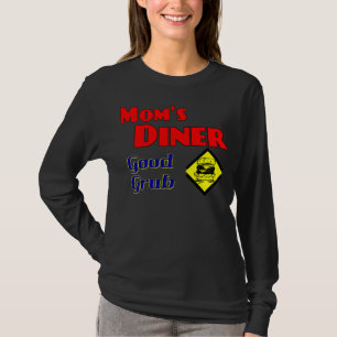 Mamma Middag Bra Grub Retro Restaurant T Shirt