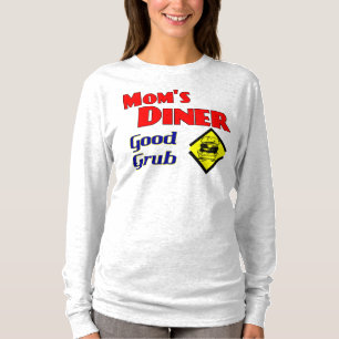 Mamma Middag Bra Grub Retro Restaurant Tee