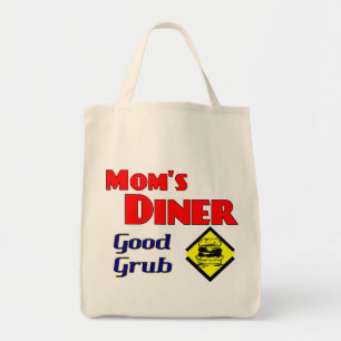 Mamma Middag Bra Grub Retro Restaurant Tygkasse