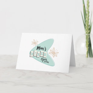 Mamma Middag Kort  Zazzle.se