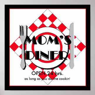 MAMMA MIDDAG . POSTER