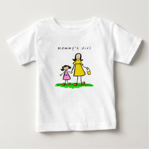 Mamma & mig (Brunette med rubrik) T-shirt
