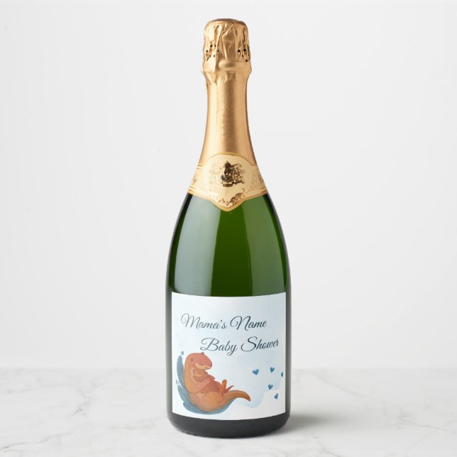 Mamma & mig Otter Baby Shower Champagne (Framsida)