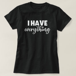 Mamma & Mig Outfit "Jag Har Allt" Mamma Svart T Shirt