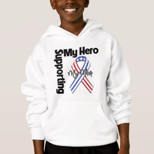 Mamma - militärt understödja min hjälte t shirt