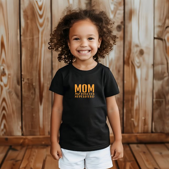 Mamma Min Eviga Superhjälte orange T Shirt (Skapare uppladdad)