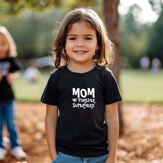 Mamma Min Superhjälte för alltid vit T Shirt (Skapare uppladdad)