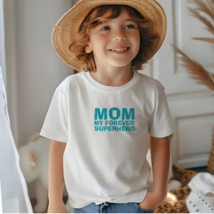 Mamma Min Superhjälte för evigt turkos T Shirt