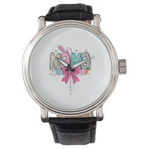 Mamma Mini Påsk Matchande Mamma Kanin Påskdag T- Armbandsur
