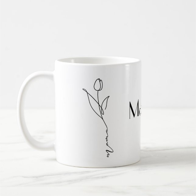 Mamma | Minimal Chic och Flower Mugg (Vänster)