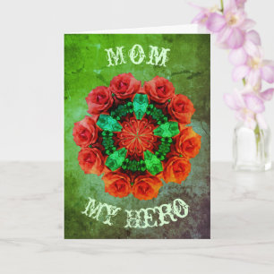 Mamma Mitt Hero Ro Art Mors dag-kort Kort