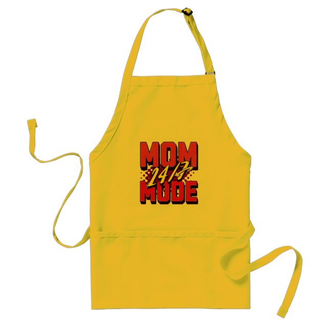 Mamma Mode 24/7’ SuAuthom Apron Förkläde (Framsidan)